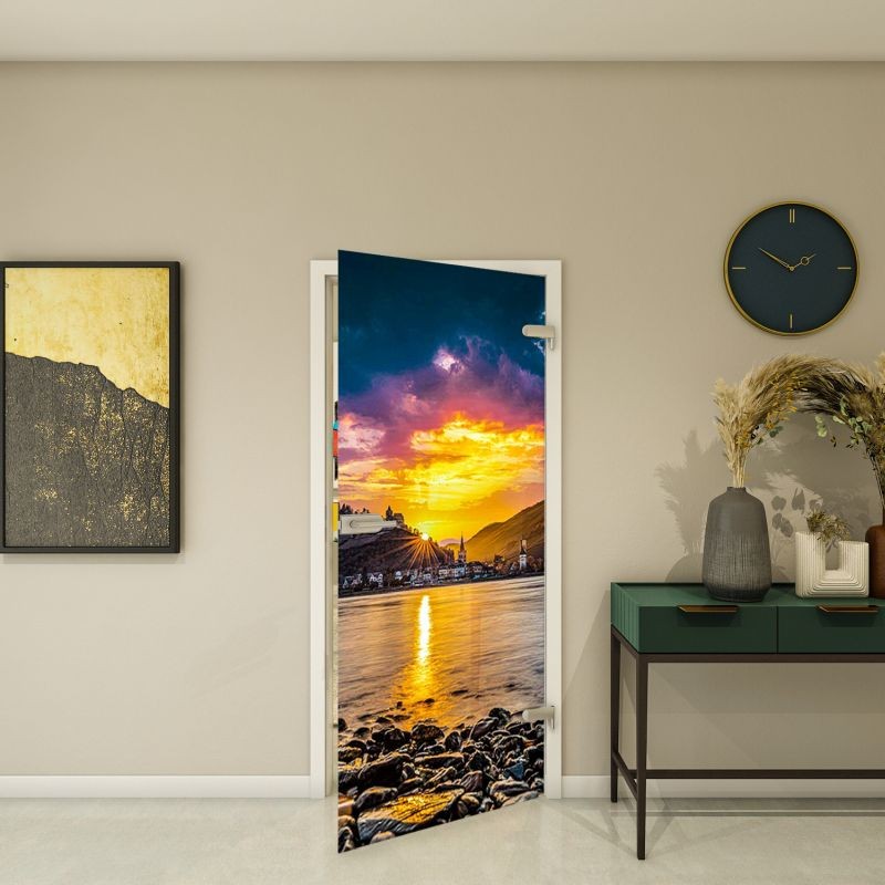 Ganzglastür - Fotoprint Modell 166 Ganzglastür - Fotoprint Modell 166
