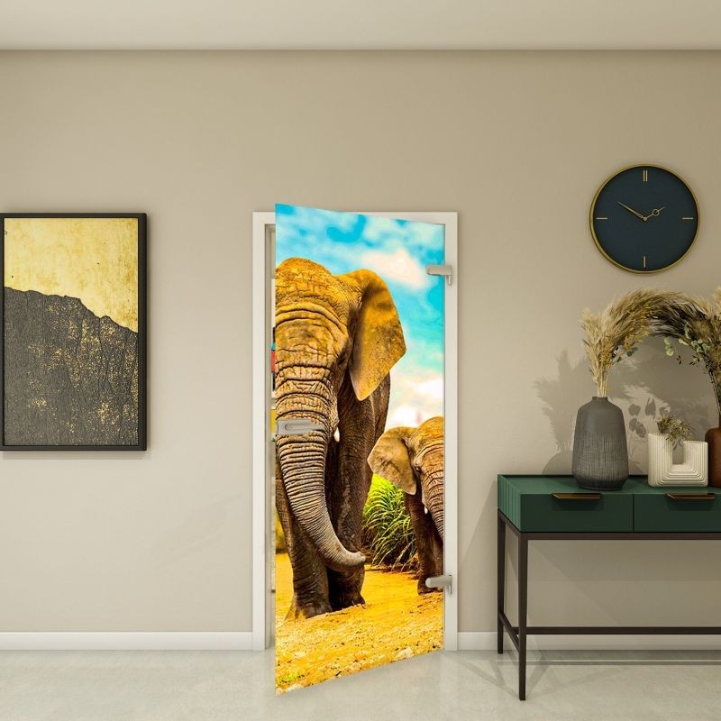 Ganzglastür - Fotoprint Modell 233
