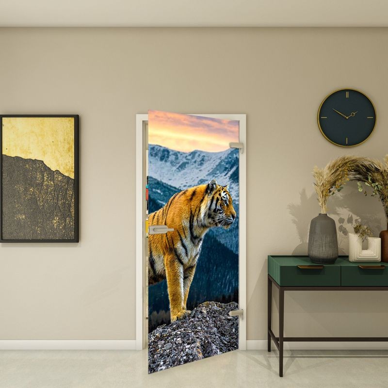 Ganzglastür - Fotoprint Modell 244