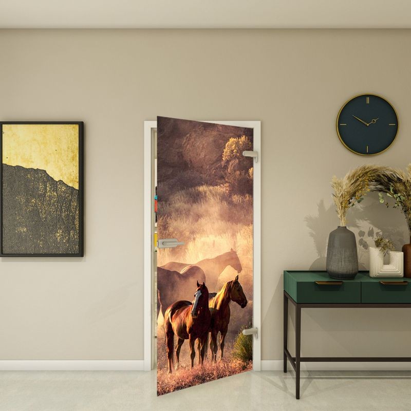 Ganzglastür - Fotoprint Modell 316