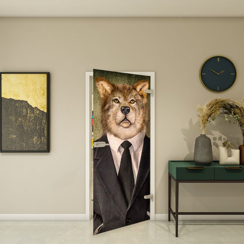 Ganzglastür - Fotoprint Modell 333