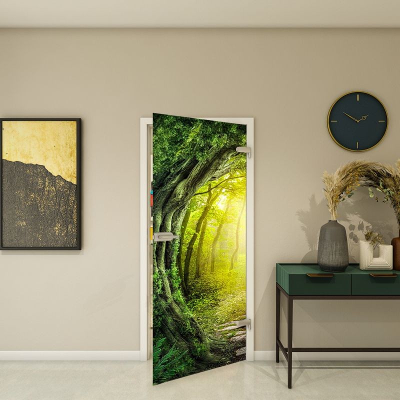 Ganzglastür - Fotoprint Modell 348