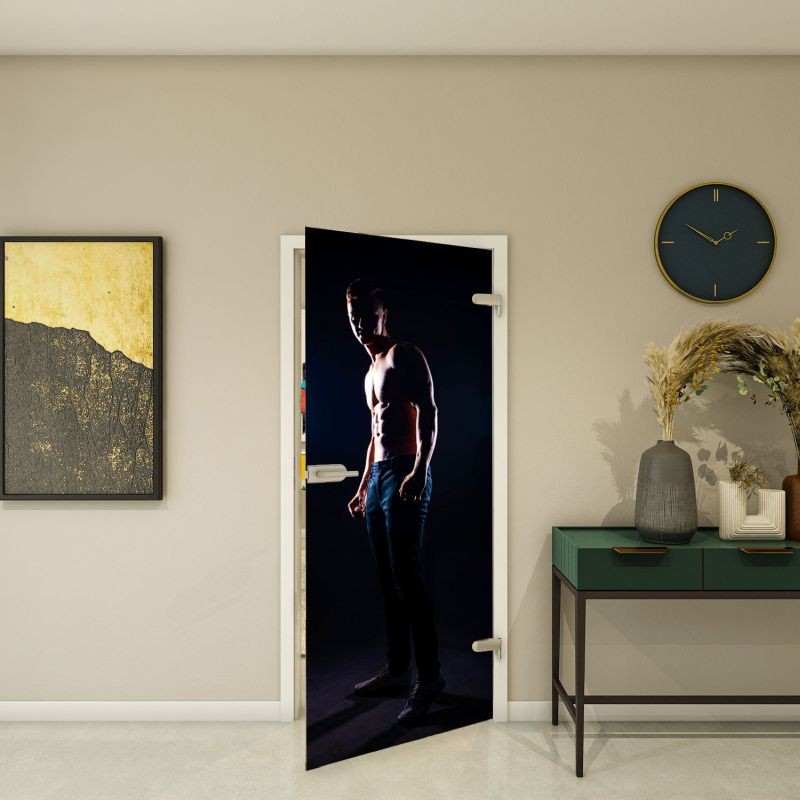 Ganzglastür - Fotoprint Modell 355