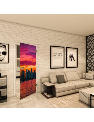 Ganzglastür - Fotoprint Model 202 für ein modernes Zuhause