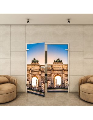 Ganzglastür - Fotoprint Model 212 für ein modernes Zuhause