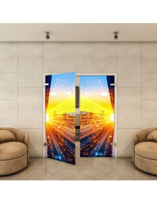 Ganzglastür - Fotoprint Model 220 für ein modernes Zuhause
