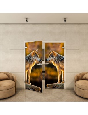 Ganzglastür - Fotoprint Model 228 für ein modernes Zuhause