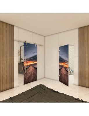 Ganzglastür - Fotoprint Model 141 für ein modernes Zuhause