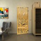 Pendeltür - Fineprint Modell 177 Gold auf Klarglas
