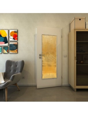 Lichtausschnitt - Fineprint Model 025 Gold auf Klarglas