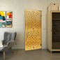Pendeltür - Fineprint Modell 071 Gold auf Grauglas