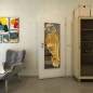 Lichtausschnitt - Fineprint Modell 122 Gold auf Grauglas