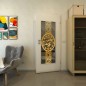 Lichtausschnitt - Fineprint Modell 151 Gold auf Grauglas