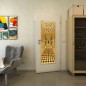 Lichtausschnitt - Fineprint Modell 181 Gold auf Grauglas