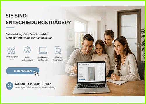 Glastüren Planungshilfe