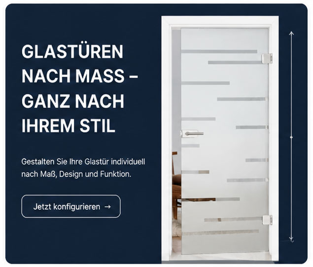 Glastüren nach mass